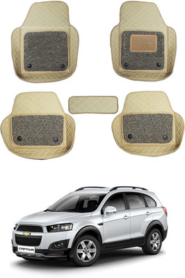 RKPSP Leatherite 7D Mat For  Chevrolet Captiva(Beige)