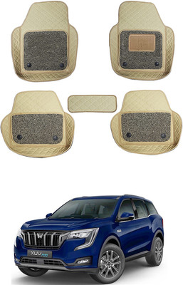 MATIES Leatherite 7D Mat For  Mahindra Universal For Car(Beige)