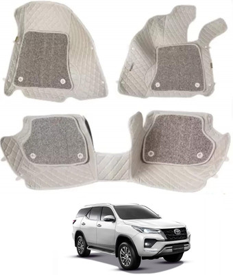 arneja trading company Leatherite 7D Mat For  Toyota Fortuner(Beige)