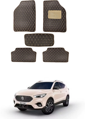 MATIES Leatherite Standard Mat For  MG Astor(Brown)