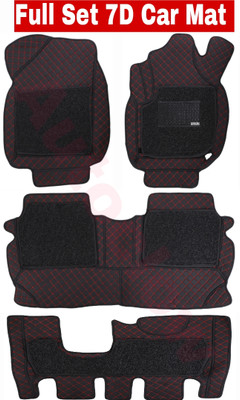 Autoclow Leatherite 7D Mat For  Maruti Suzuki XL6(Black)