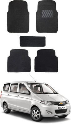 Autoxygen PVC Standard Mat For  Chevrolet Enjoy(Black)