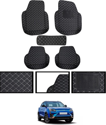 monolive Leatherite Tray Mat For  Mahindra Universal For Car(Black)