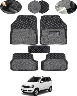 MSNP Leatherite 7D Mat For  Mahindra Quanto(Black)