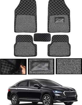 MSNP Leatherite 7D Mat For  Skoda Slavia(Black)