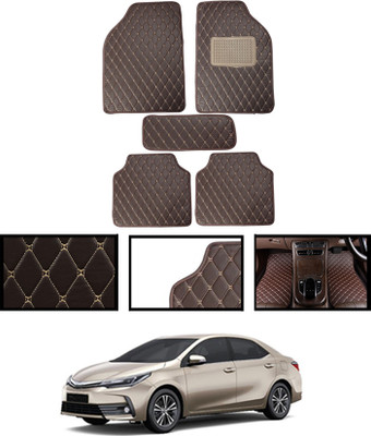 MSNP Leatherite Standard Mat For  Toyota Altis(Brown)
