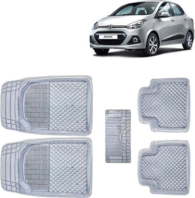 Kingsway PVC Tray Mat For  Hyundai Xcent(Clear)