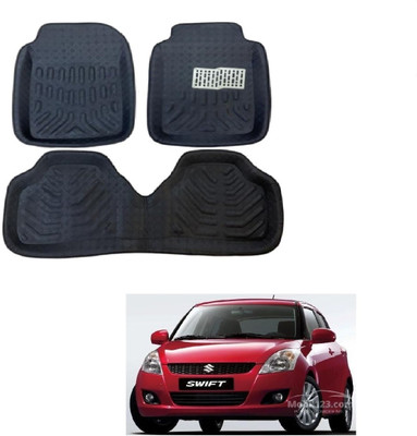 ROSHNEER ENTERPRISES PVC 3D Mat For  Maruti Universal For Car(Black)