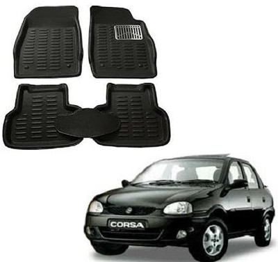 SLSHILPA Plastic 3D Mat For  Opel Corsa(Black)