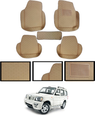 MSNP Leatherite 7D Mat For  Mahindra Scorpio(Beige)