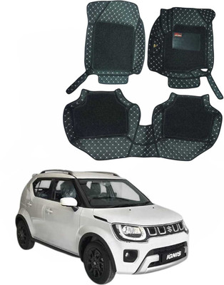 AUTOMOXCO Leather 7D Mat For  Maruti Ignis(Black)