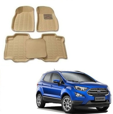 SLSHILPA Plastic 3D Mat For  Ford Ecosport(Beige)
