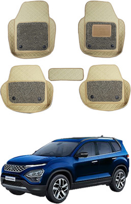 AYW Leatherite 7D Mat For  Tata Safari Storme(Beige)