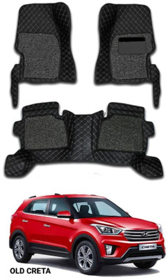 onefit enterprises Leatherite 7D Mat For  Hyundai Creta(Black)