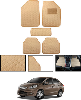 AYW Leatherite Standard Mat For  Mahindra Amaze(Beige)