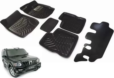 UNIGLOW EVA 3D Mat For  Mahindra Mahindra(Black)