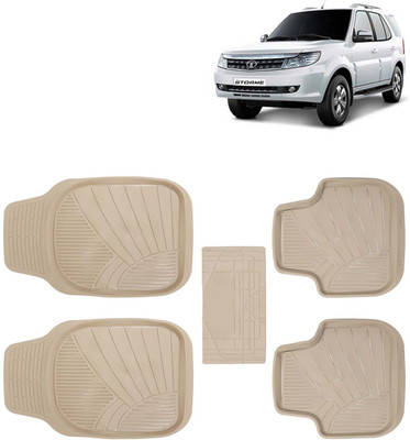 Kingsway PVC Tray Mat For  Tata Safari Storme(Beige)