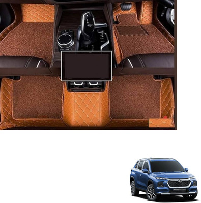 Autoclow Leatherite 7D Mat For  Maruti Suzuki Grand Vitara(Brown)