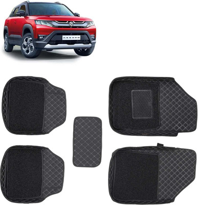 VIAZ VENTURES Leatherite 7D Mat For  Maruti Suzuki New Brezza(Black)