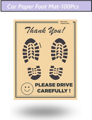 MJM Good Connections Paper Disposable Paper Mat For  Universal For Car(Brown)
