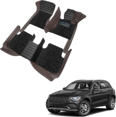 AutoFurnish Leatherite 9D Mat For  Mercedes Benz GLC 43 AMG(Black, Maroon)