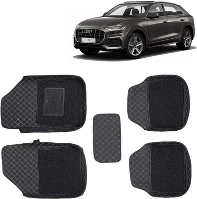 Kingsway Leatherite 7D Mat For  Audi Universal For Car(Black)