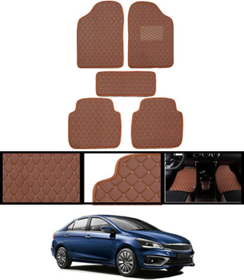 AYW Leatherite Standard Mat For  Maruti Ciaz(Orange)