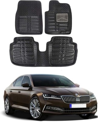 ARNEJA Polyutherine 3D Mat For  Skoda Superb(Black)