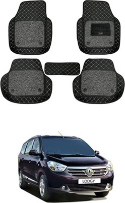 RKPSP Leatherite 7D Mat For  Renault Lodgy(Black)