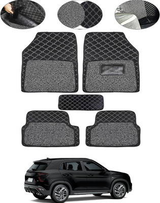 MSNP Leatherite 7D Mat For  Hyundai Universal For Car(Black)