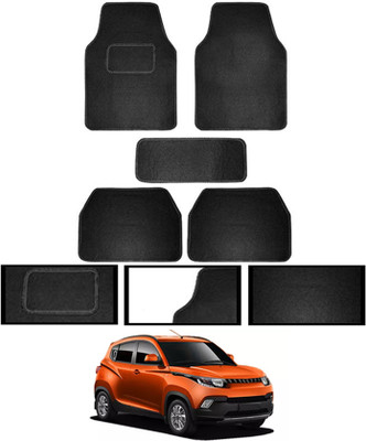 MATIES Fabric Standard Mat For  Mahindra KUV100(Black)
