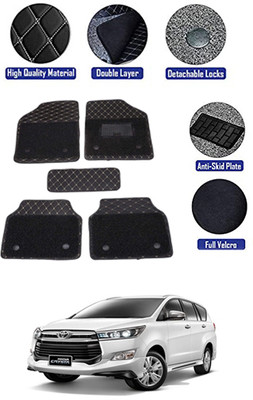MATIES PVC 7D Mat For  Hyundai Innova Crysta(Black)