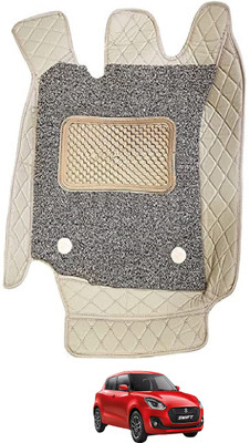 Euro Care Leatherite 7D Mat For  Maruti New Swift(Beige)