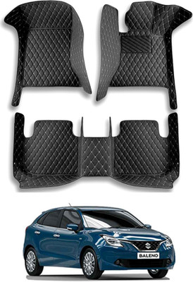 MATIES Leatherite 7D Mat For  Maruti Suzuki Baleno(Black)