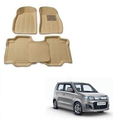 SLSHILPA Plastic 3D Mat For  Maruti Suzuki WagonR(Beige)
