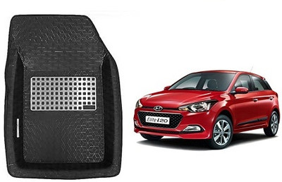 SLSHILPA Plastic Tray Mat For  Hyundai Elite i20(Black)