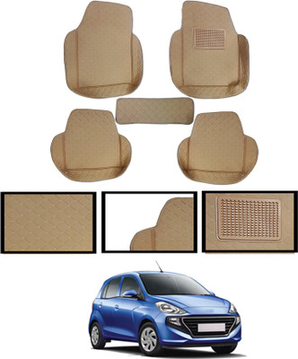 MATIES Leatherite 7D Mat For  Hyundai Santro(Beige)