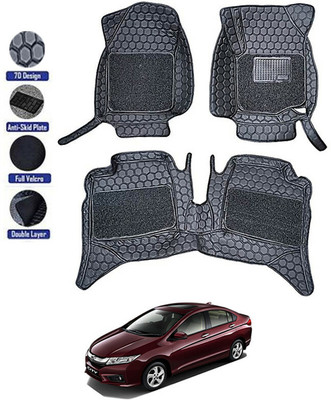 RKPSP Leatherite 7D Mat For  Honda City i-Dtec(Black)