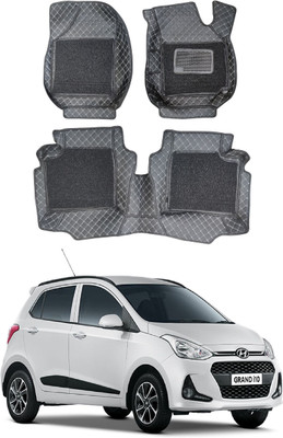 TOFIT ENTERPRISE Leatherite 7D Mat For  Hyundai Grand i10(Black)