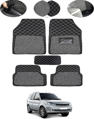 MSNP Leatherite 7D Mat For  Tata Safari Storme(Black)