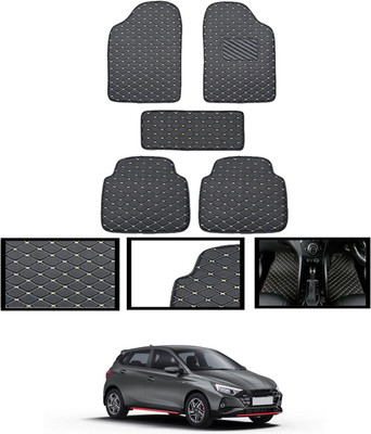 CCMM Leatherite Standard Mat For  Hyundai Universal For Car(Black)