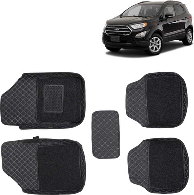 Kingsway Leatherite 7D Mat For  Ford Ecosport(Black)