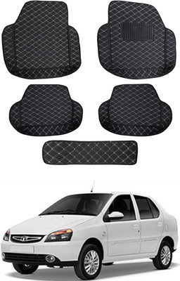RKPSP Leatherite 7D Mat For  Tata Indica(Black)
