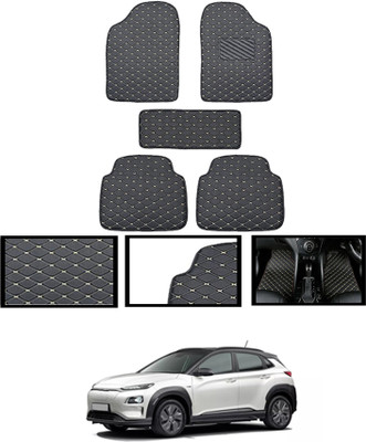 CCMM Leatherite Standard Mat For  Hyundai Kona Electric(Black)