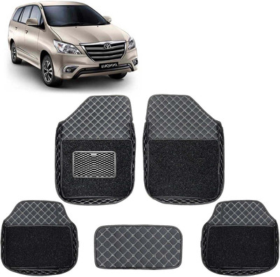 STYLE CHOICE Leatherite 7D Mat For  Toyota Innova(Black)