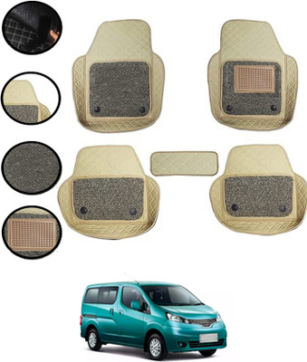 MSNP Leatherite 7D Mat For  Nissan Evalia(Beige)