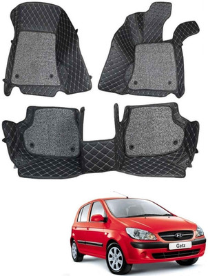 ARNEJA Leatherite 7D Mat For  Hyundai Getz(Black)