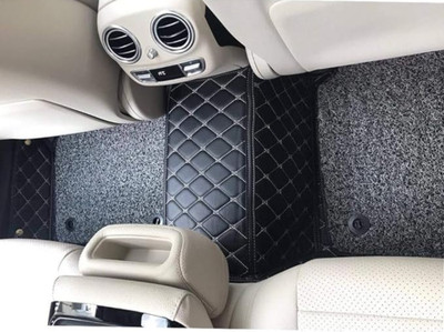 AUTOFIIX Leatherite 7D Mat For  Maruti WagonR(Black)