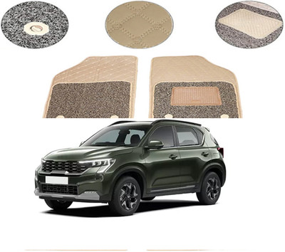 MSNP Leatherite 7D Mat For  Kia Universal For Car(Beige)