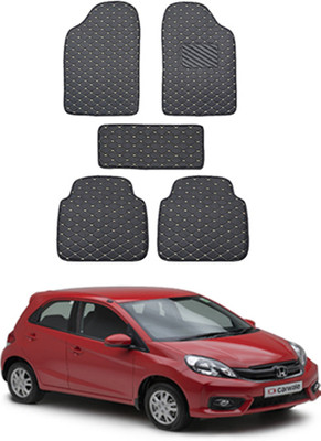 MATIES Leatherite Standard Mat For  Honda Brio(Black)